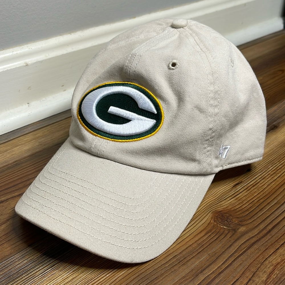 47 Brand Green Bay Packers Tan Adjustable Dad Hat
